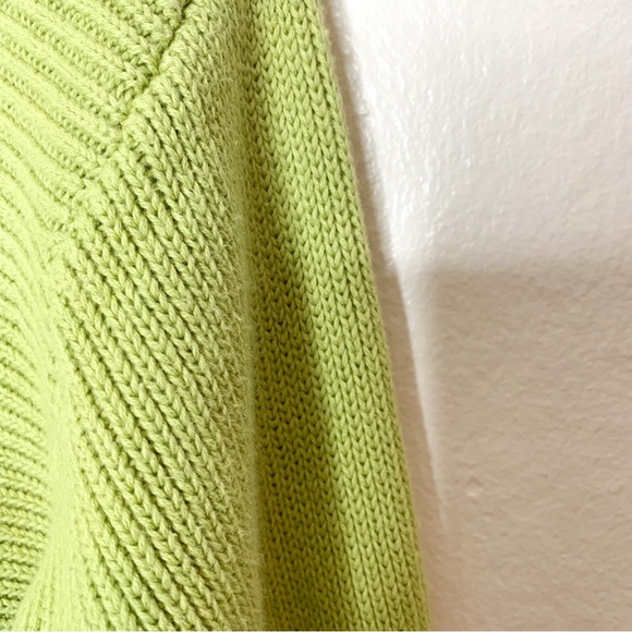 LA Hearts Lime Green Knit Crop Sweater XS - Picture 7 of 7
